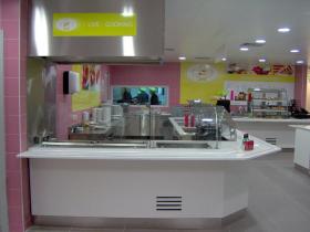 Linha self com decorações silestone